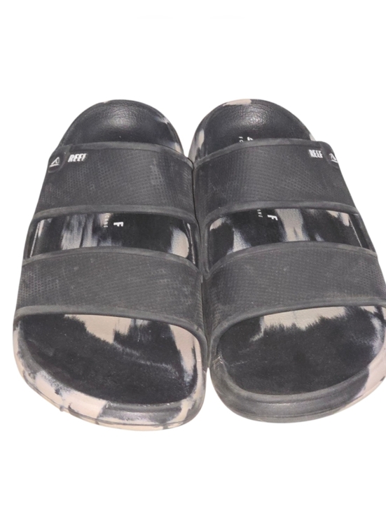 Reef Other - Reef Men's Oasis Double Up Slide Sandals Black Marble Size 11
